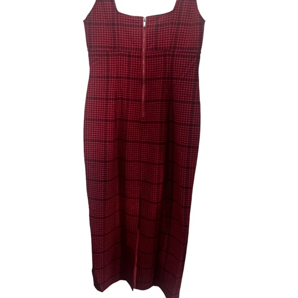 ANTHROPOLOGIE, SZ 8, RED/BLACK, SLEEVELESS, ZIP UP DRESS. NWT - Picture 6 of 11
